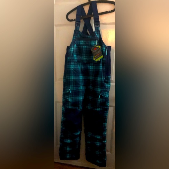 Kids Unisex Snow Bibs - Picture 2 of 4